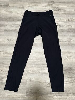 Lululemon ABC Commission Slim Warpstreme Pants Men’s 28x29 Black Stretch